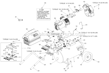 Part Location Diagram of D21560 Black and Decker Warning Label
